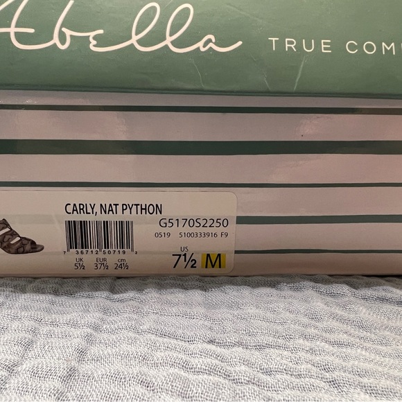 Abella True Comfort - Carly, Nat Python heel sandals - Picture 5 of 5